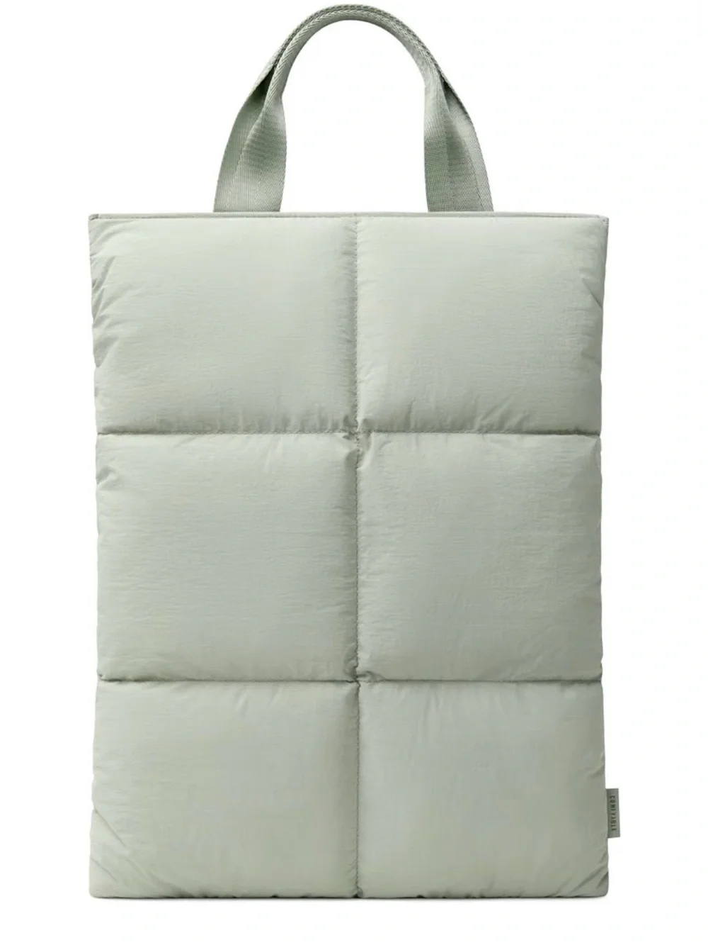 Comfyable Puffy Laptop Sleeve Padded Quilted Carrying Case Bag - Sage Green